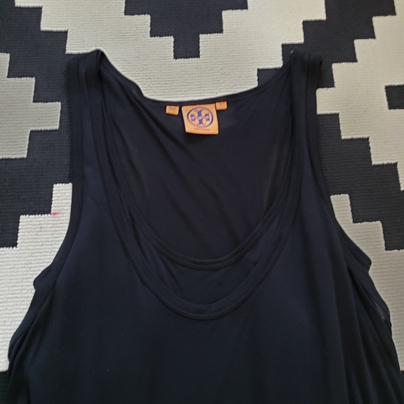Tory Burch Layered Mini Dress (Black) - Picture 2 of 7
